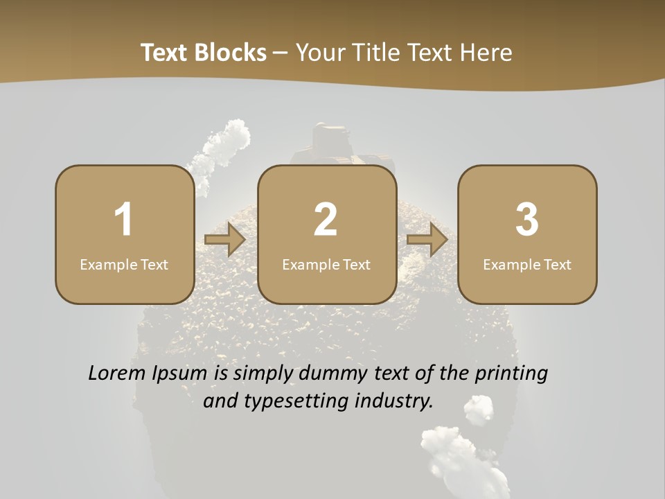 Air Stone Shadow PowerPoint Template