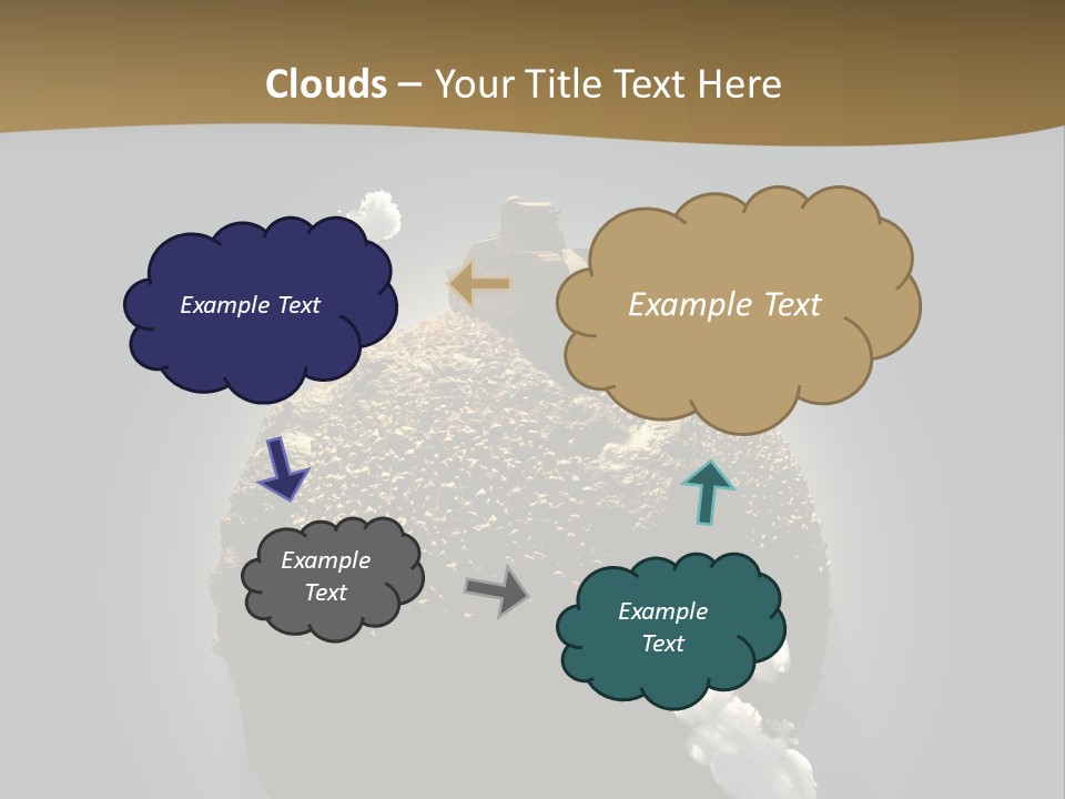 Air Stone Shadow PowerPoint Template