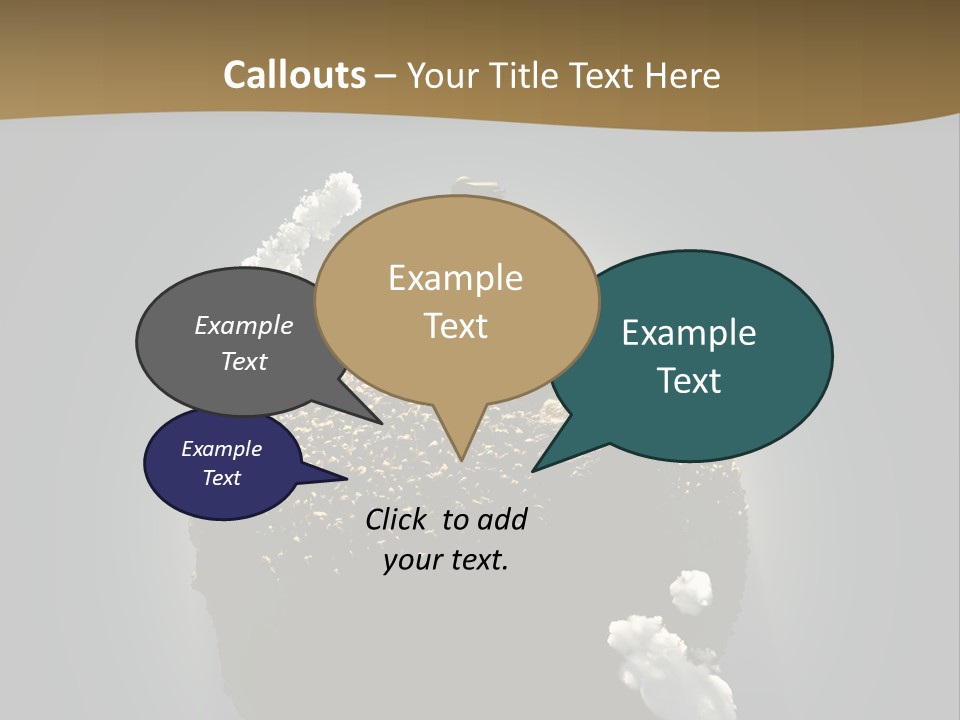 Air Stone Shadow PowerPoint Template