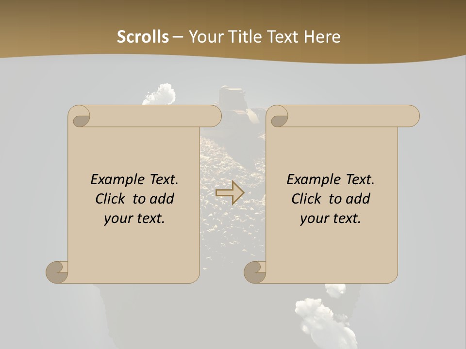 Air Stone Shadow PowerPoint Template