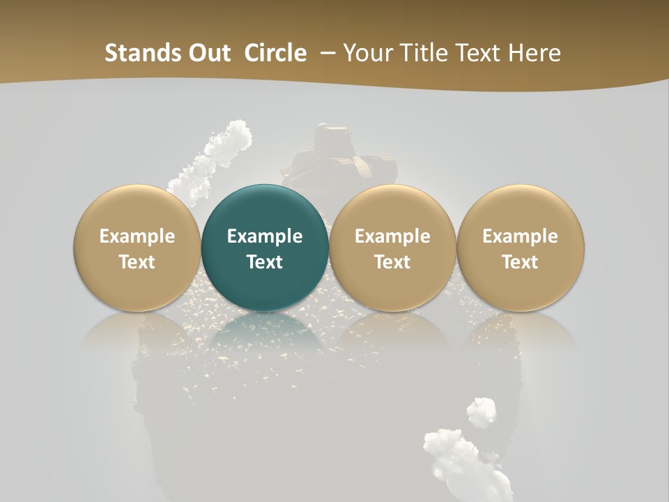 Air Stone Shadow PowerPoint Template