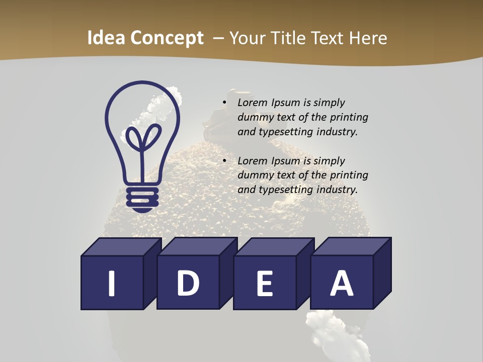 Air Stone Shadow PowerPoint Template