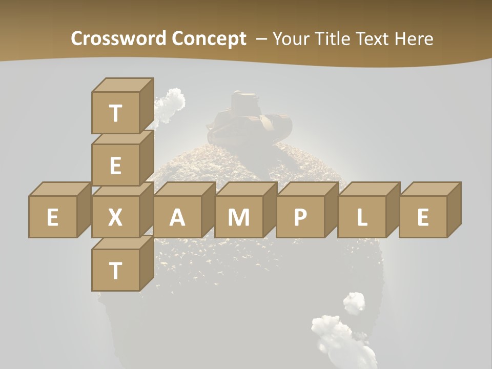 Air Stone Shadow PowerPoint Template