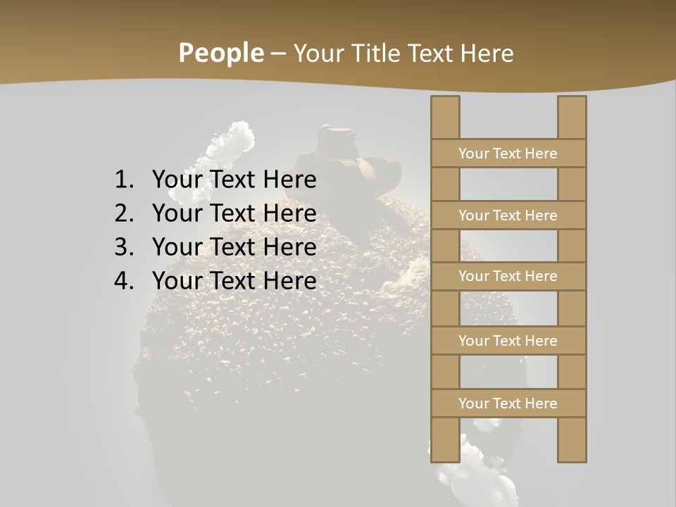 Air Stone Shadow PowerPoint Template