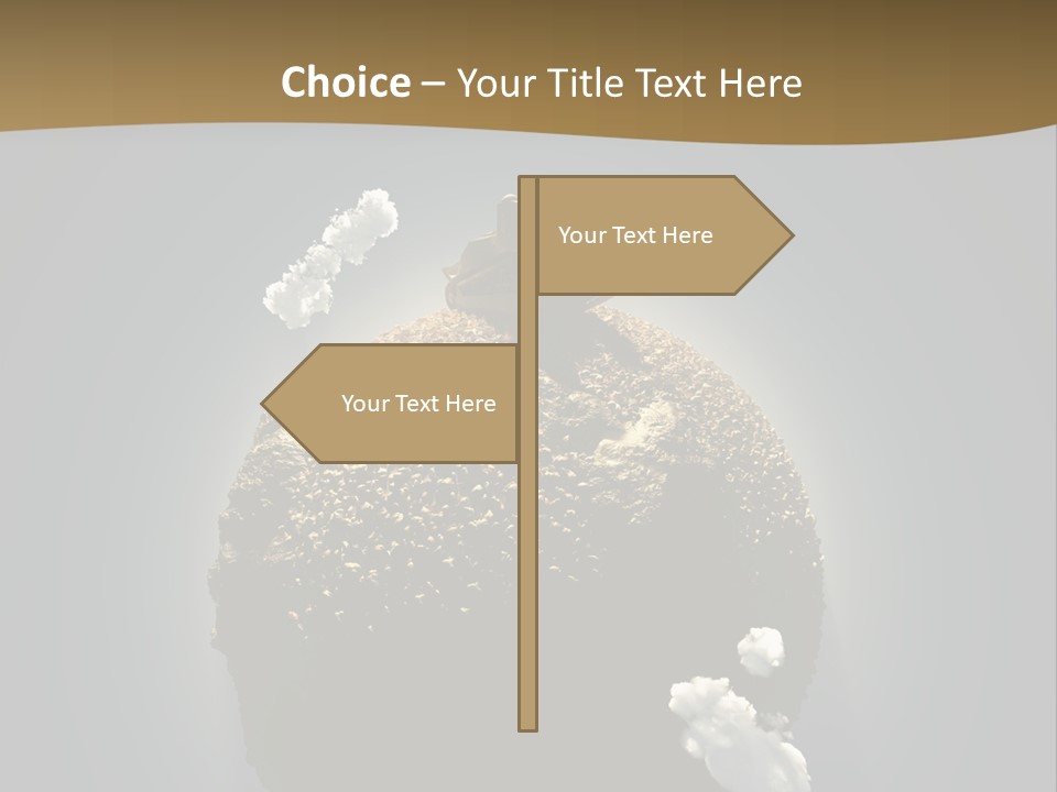 Air Stone Shadow PowerPoint Template