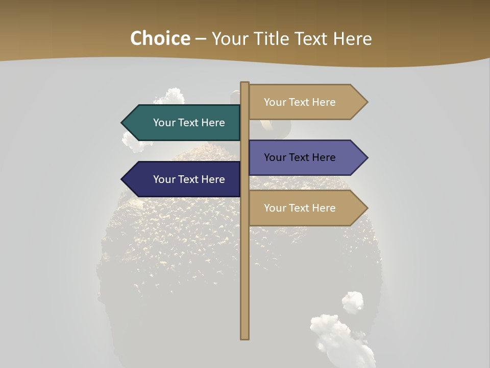 Air Stone Shadow PowerPoint Template