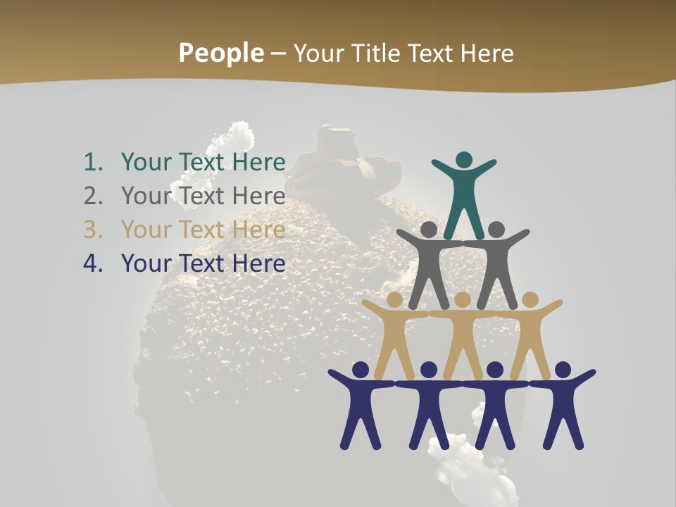 Air Stone Shadow PowerPoint Template