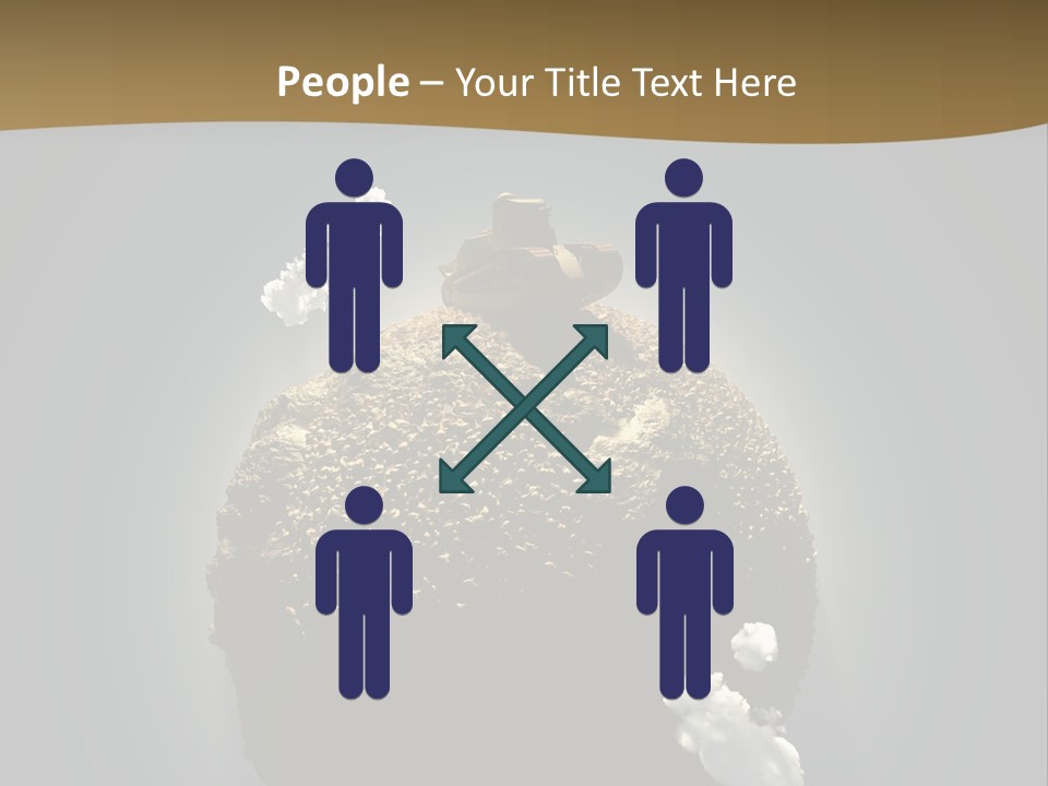 Air Stone Shadow PowerPoint Template