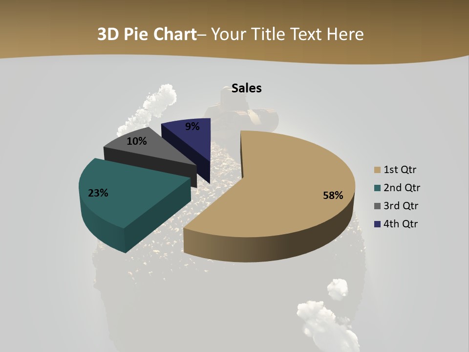 Air Stone Shadow PowerPoint Template