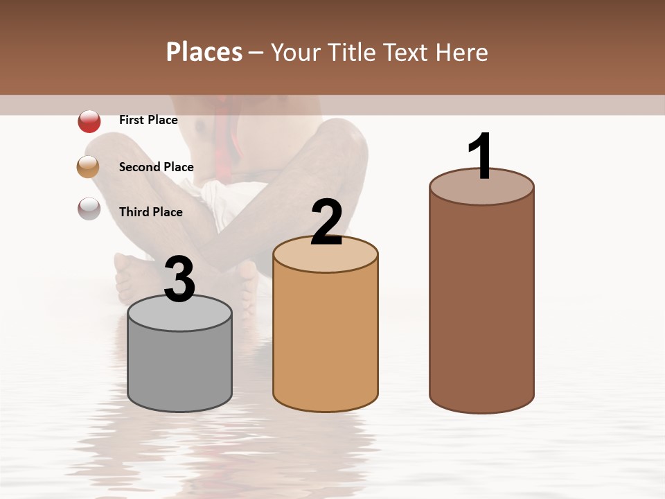 Cartoon Heaven Wing PowerPoint Template