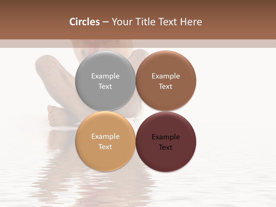 Cartoon Heaven Wing PowerPoint Template