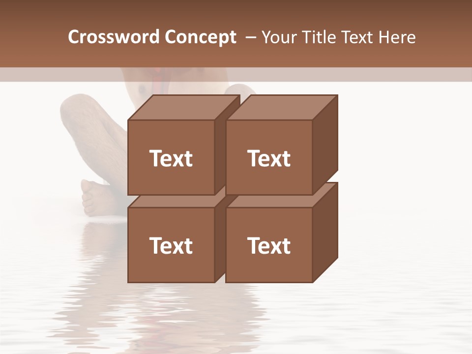 Cartoon Heaven Wing PowerPoint Template