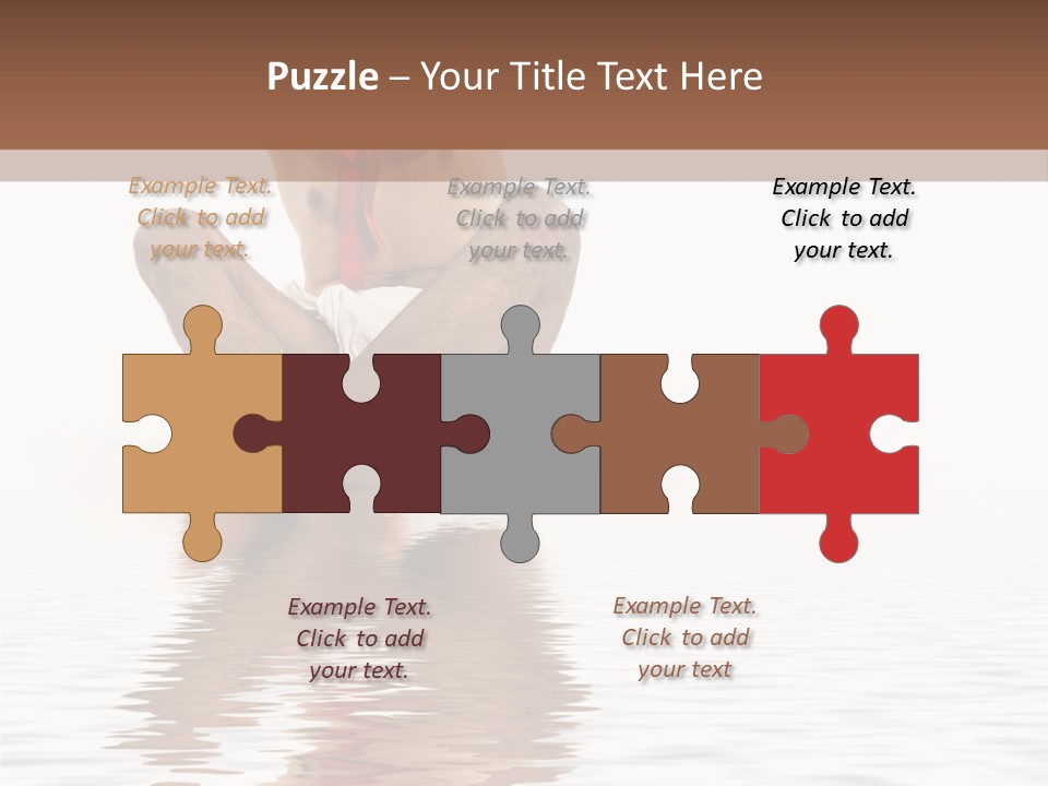 Cartoon Heaven Wing PowerPoint Template