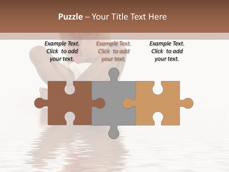 Cartoon Heaven Wing PowerPoint Template