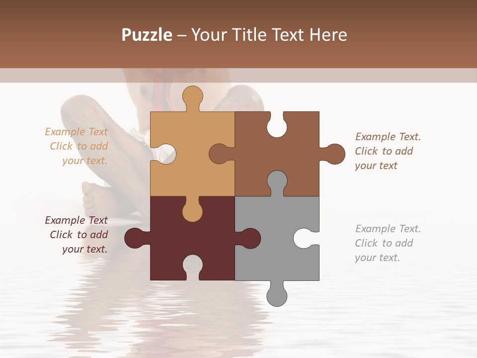 Cartoon Heaven Wing PowerPoint Template
