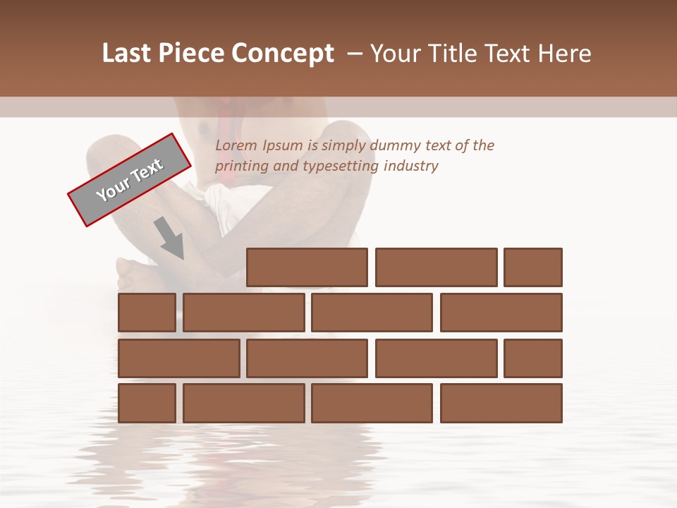 Cartoon Heaven Wing PowerPoint Template