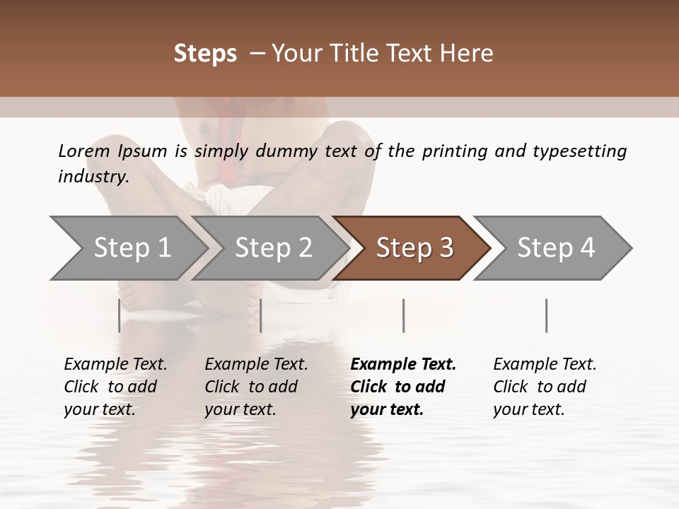 Cartoon Heaven Wing PowerPoint Template