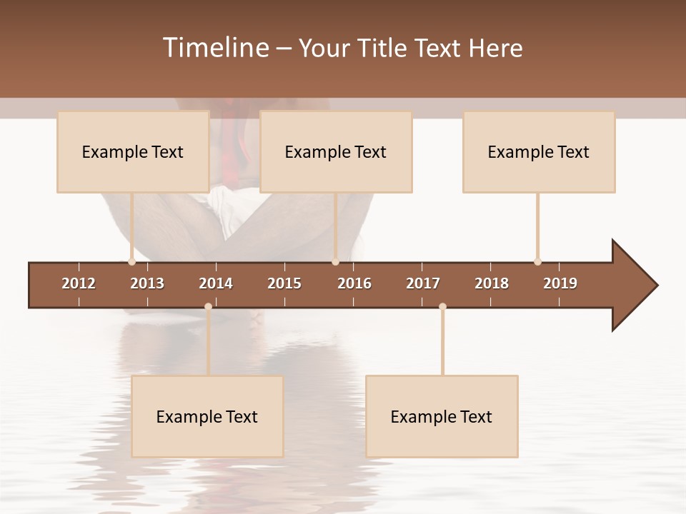 Cartoon Heaven Wing PowerPoint Template