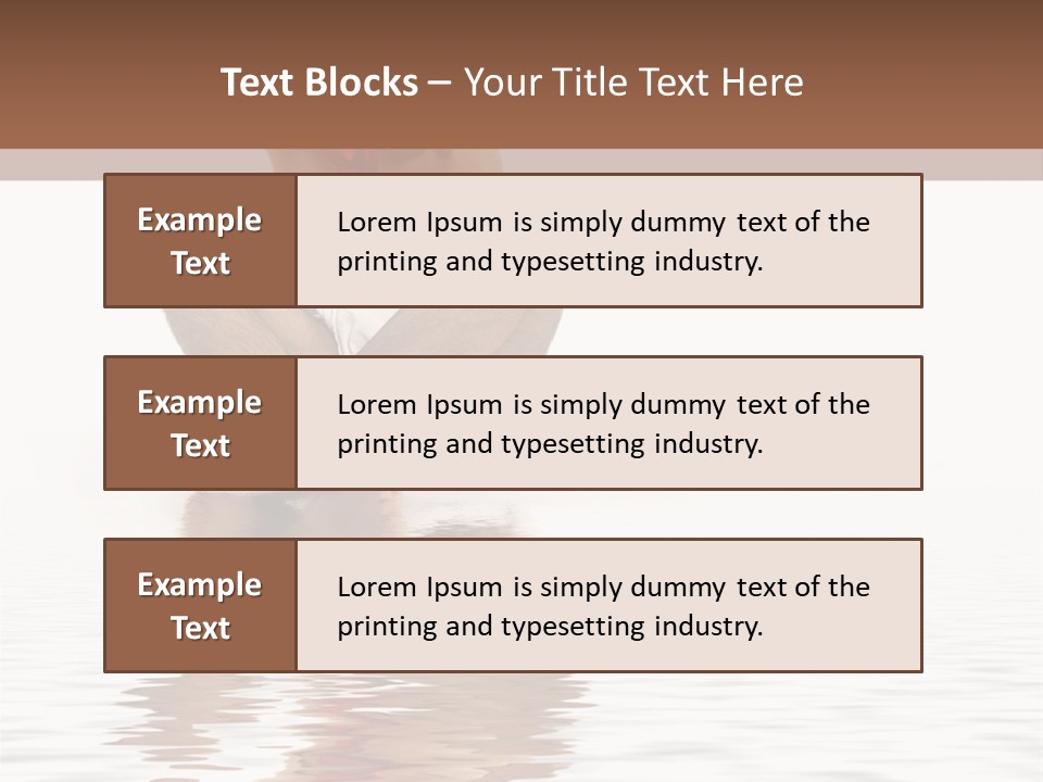 Cartoon Heaven Wing PowerPoint Template