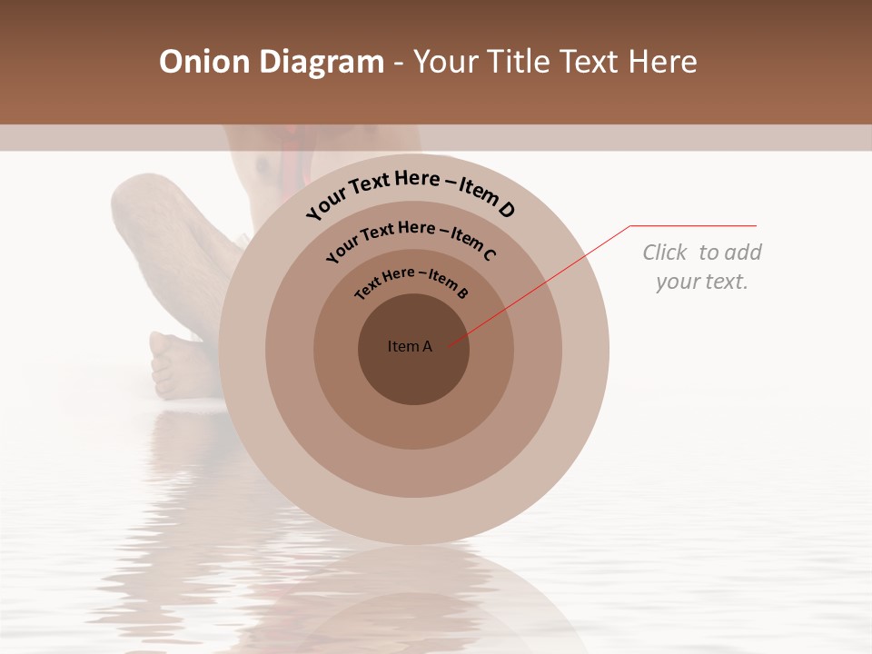 Cartoon Heaven Wing PowerPoint Template