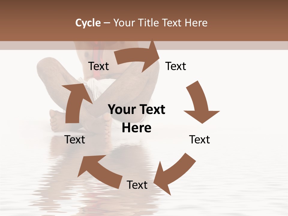 Cartoon Heaven Wing PowerPoint Template