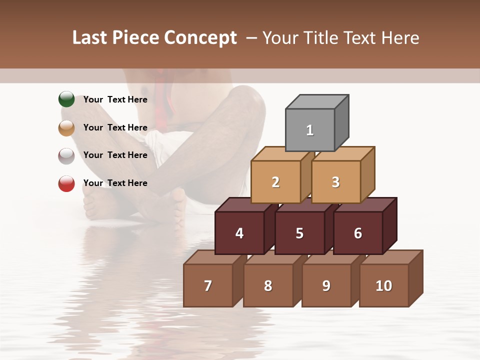 Cartoon Heaven Wing PowerPoint Template