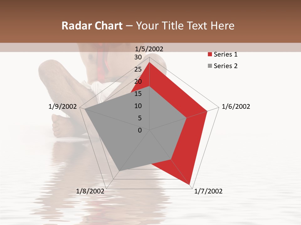 Cartoon Heaven Wing PowerPoint Template