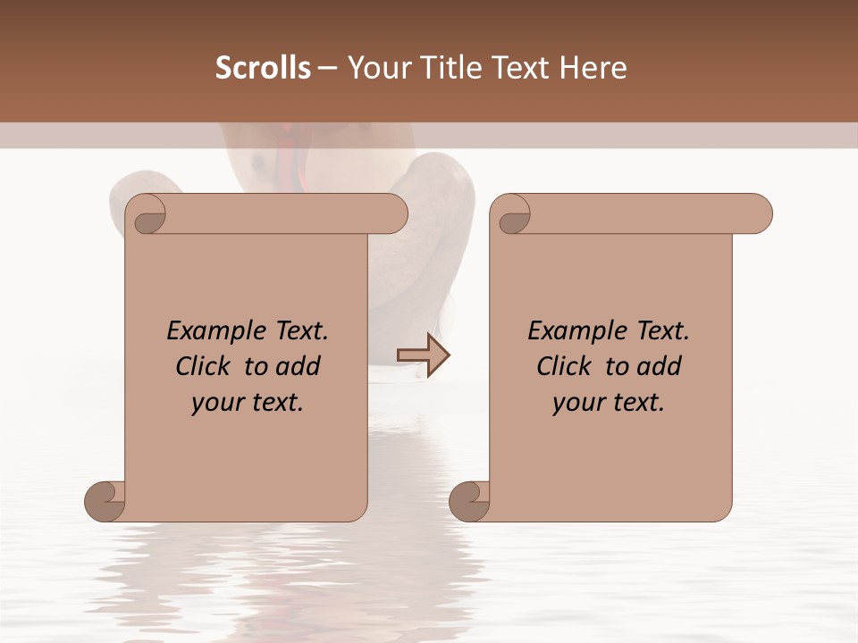 Cartoon Heaven Wing PowerPoint Template