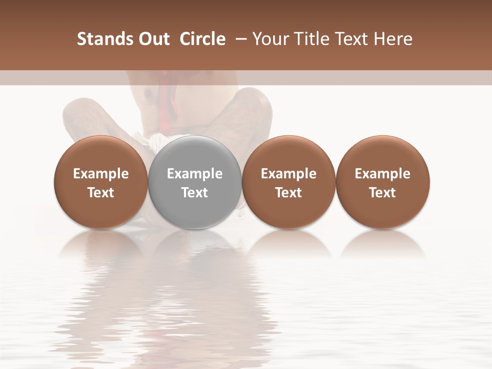 Cartoon Heaven Wing PowerPoint Template