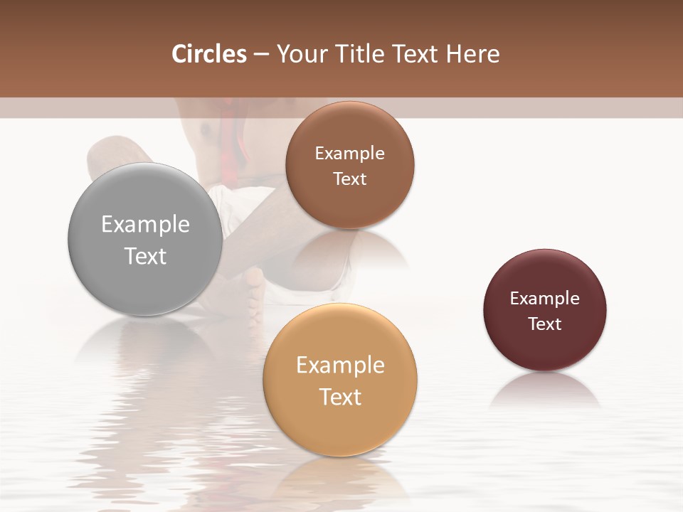 Cartoon Heaven Wing PowerPoint Template