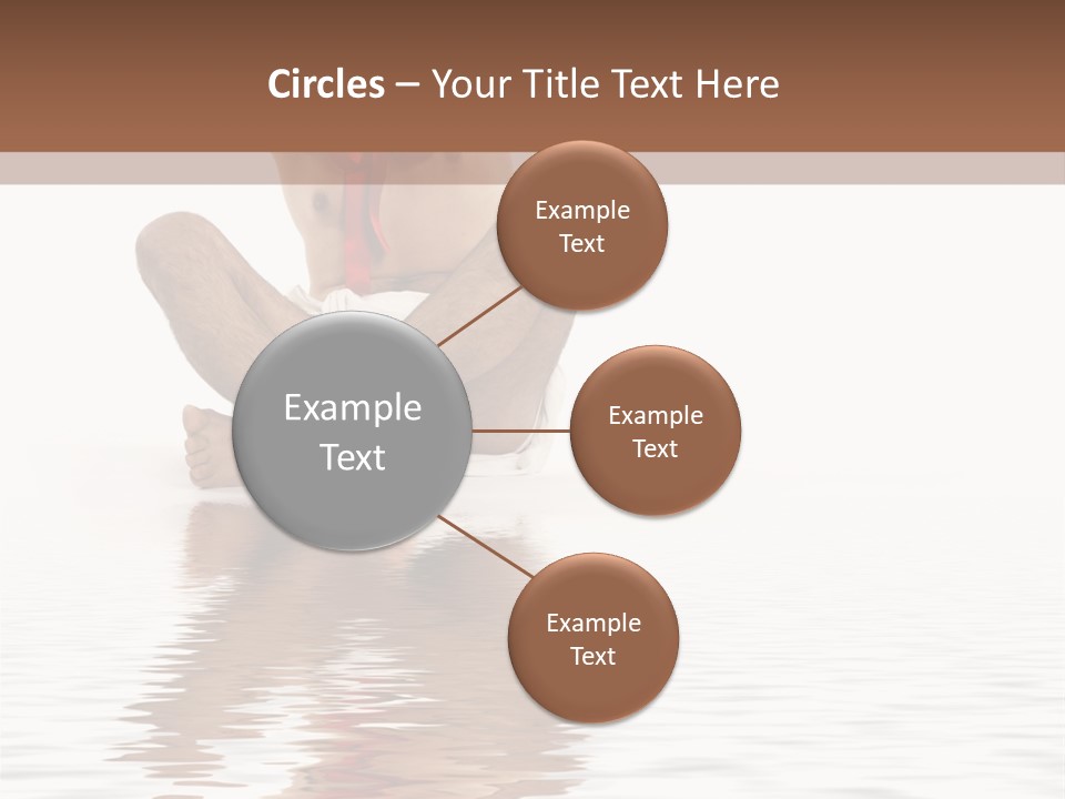 Cartoon Heaven Wing PowerPoint Template