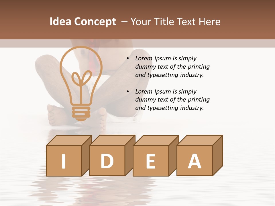 Cartoon Heaven Wing PowerPoint Template