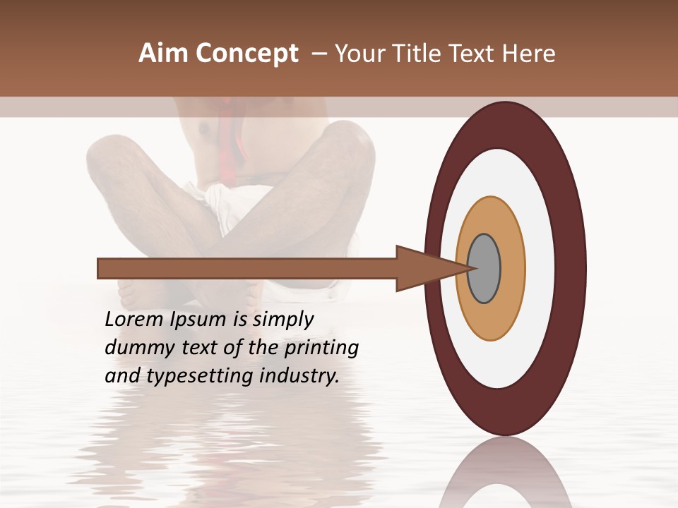 Cartoon Heaven Wing PowerPoint Template