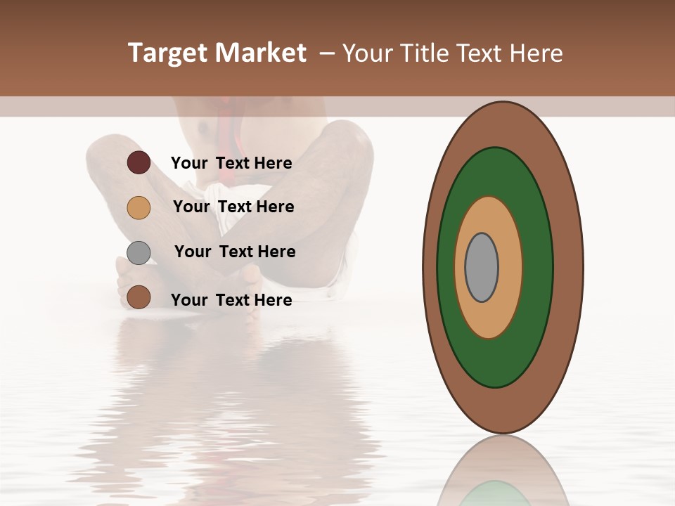 Cartoon Heaven Wing PowerPoint Template