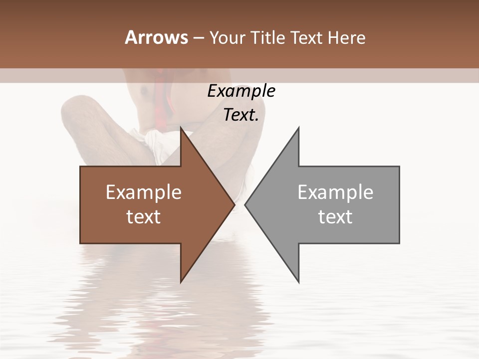 Cartoon Heaven Wing PowerPoint Template