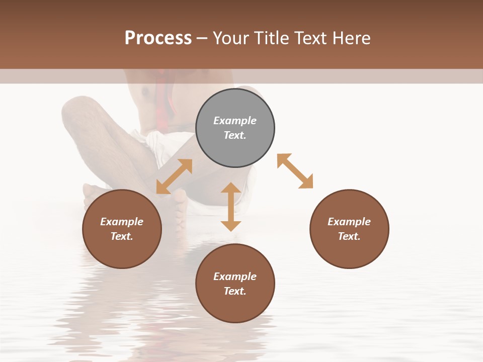 Cartoon Heaven Wing PowerPoint Template