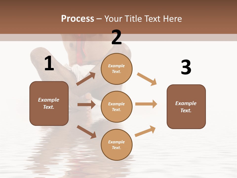 Cartoon Heaven Wing PowerPoint Template