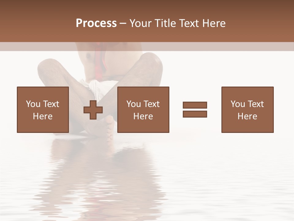 Cartoon Heaven Wing PowerPoint Template