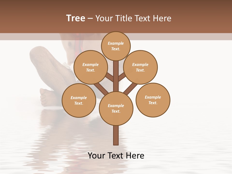 Cartoon Heaven Wing PowerPoint Template