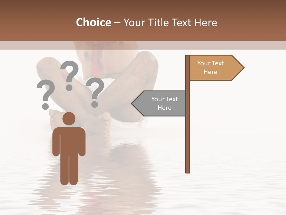Cartoon Heaven Wing PowerPoint Template