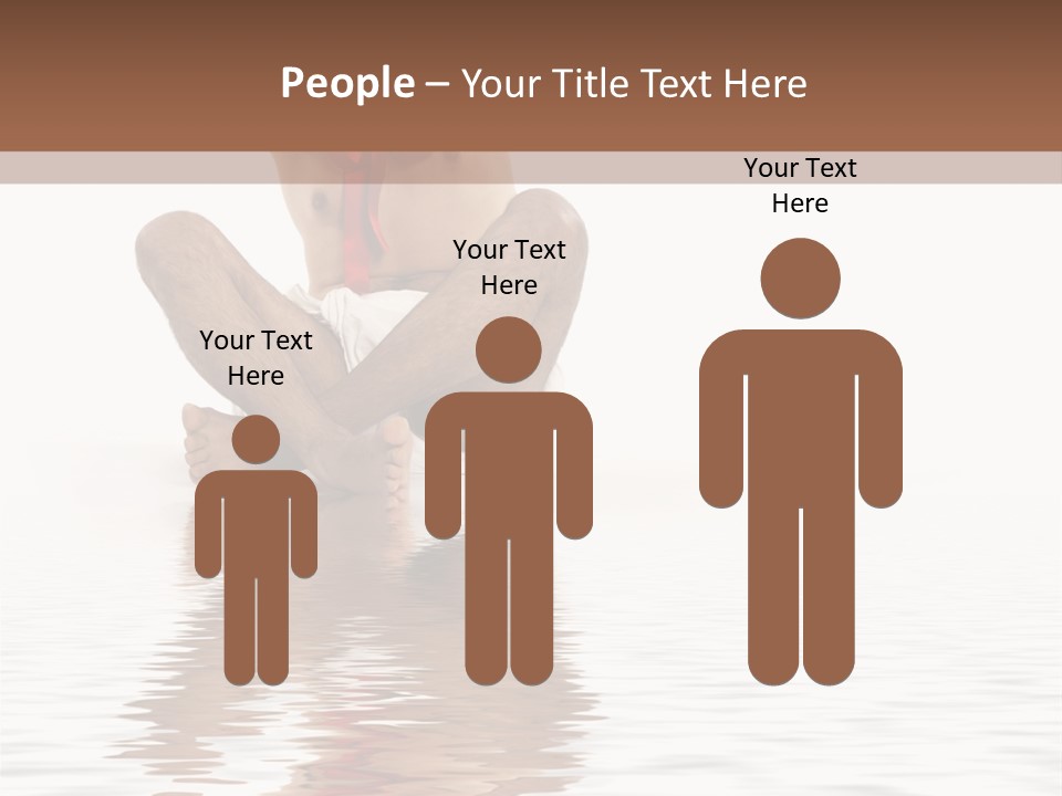 Cartoon Heaven Wing PowerPoint Template