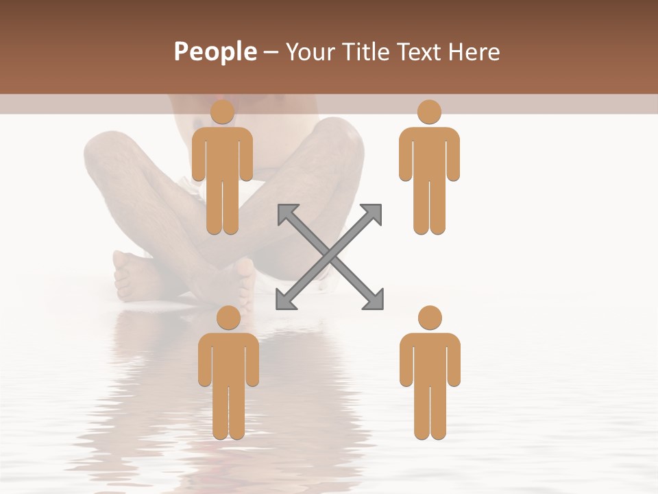 Cartoon Heaven Wing PowerPoint Template