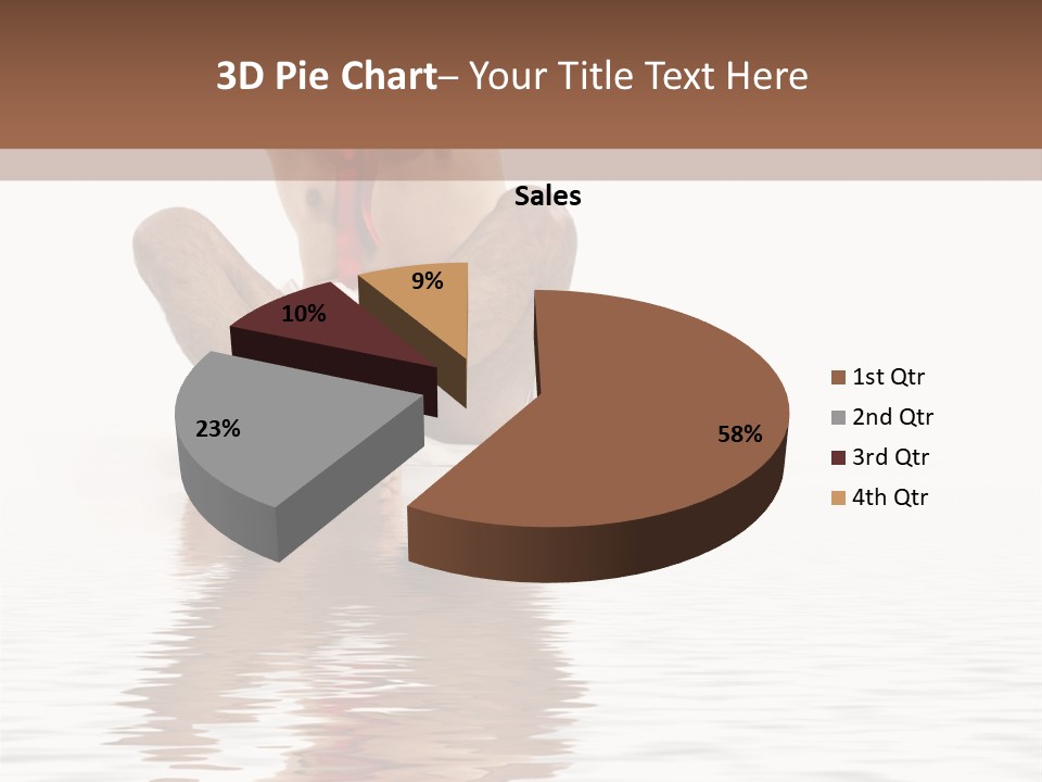 Cartoon Heaven Wing PowerPoint Template