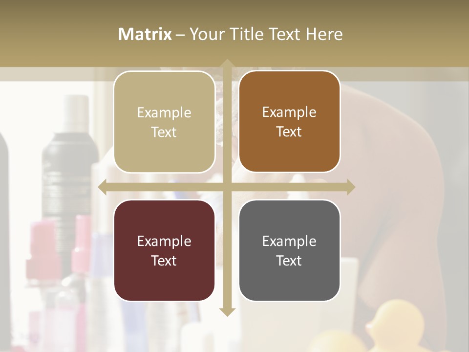 Rubber Photography Caucasian PowerPoint Template