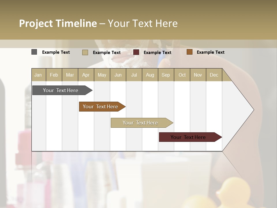 Rubber Photography Caucasian PowerPoint Template