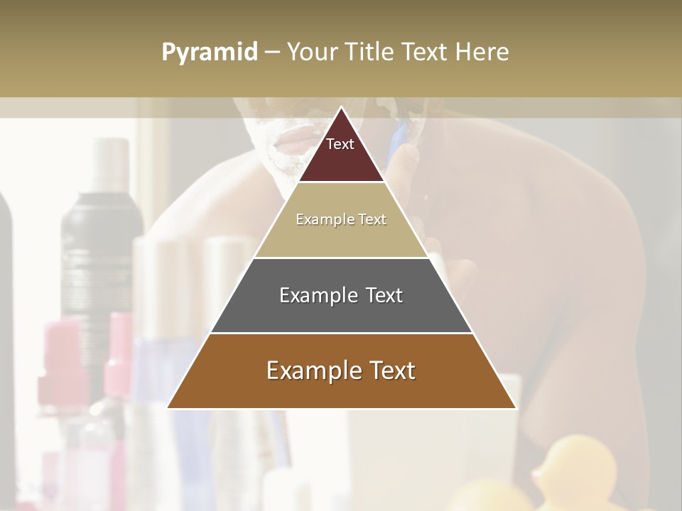 Rubber Photography Caucasian PowerPoint Template