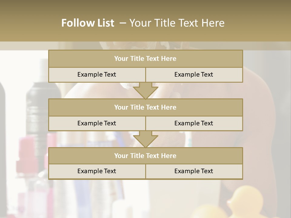 Rubber Photography Caucasian PowerPoint Template