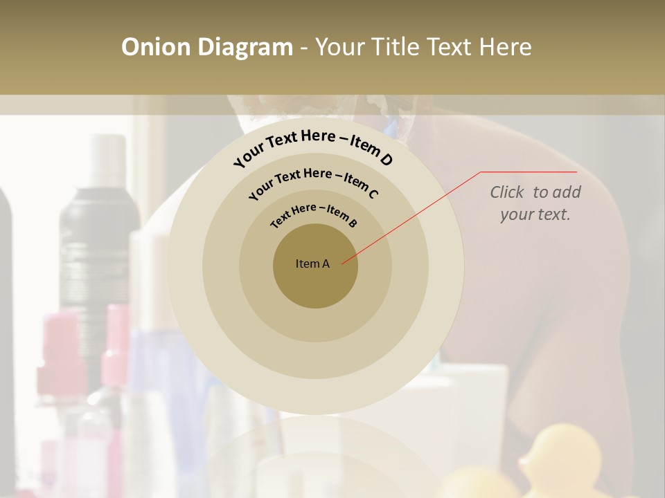 Rubber Photography Caucasian PowerPoint Template