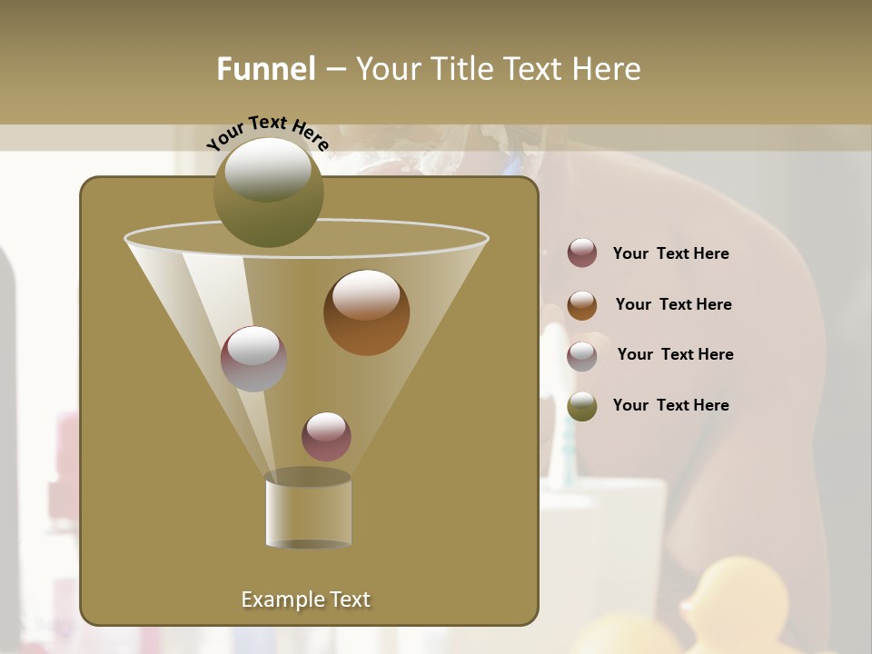 Rubber Photography Caucasian PowerPoint Template