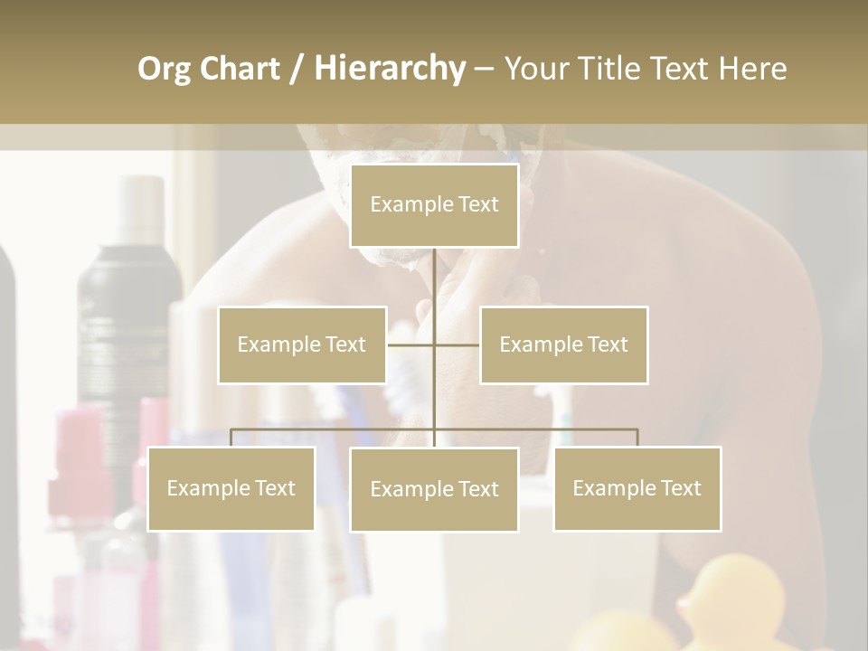 Rubber Photography Caucasian PowerPoint Template